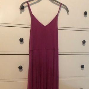 Magenta/pink skater dress